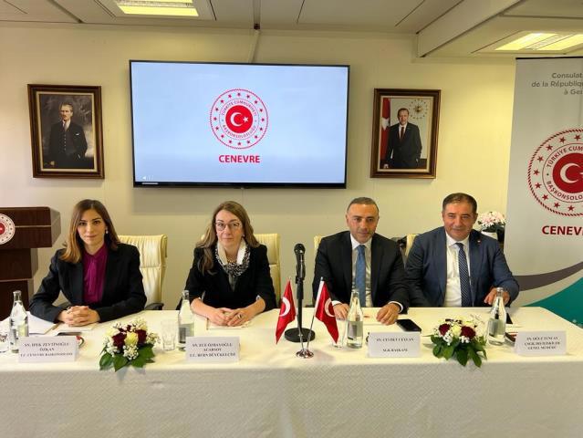 Başkan Ceylan, İsviçre'deki Türk STK temsilcileri ile bir araya geldi